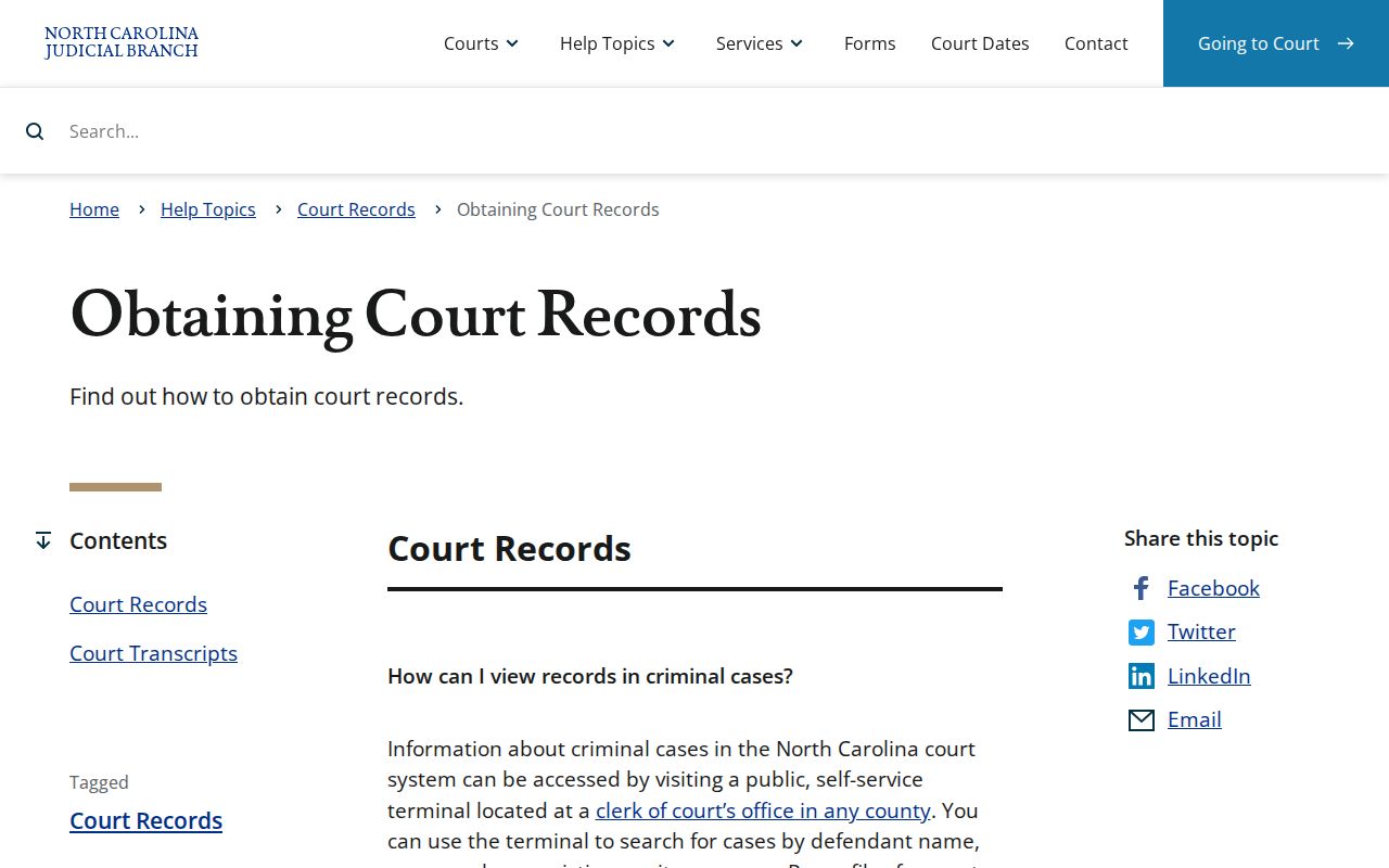 Official options for obtaining Greene County criminal court records