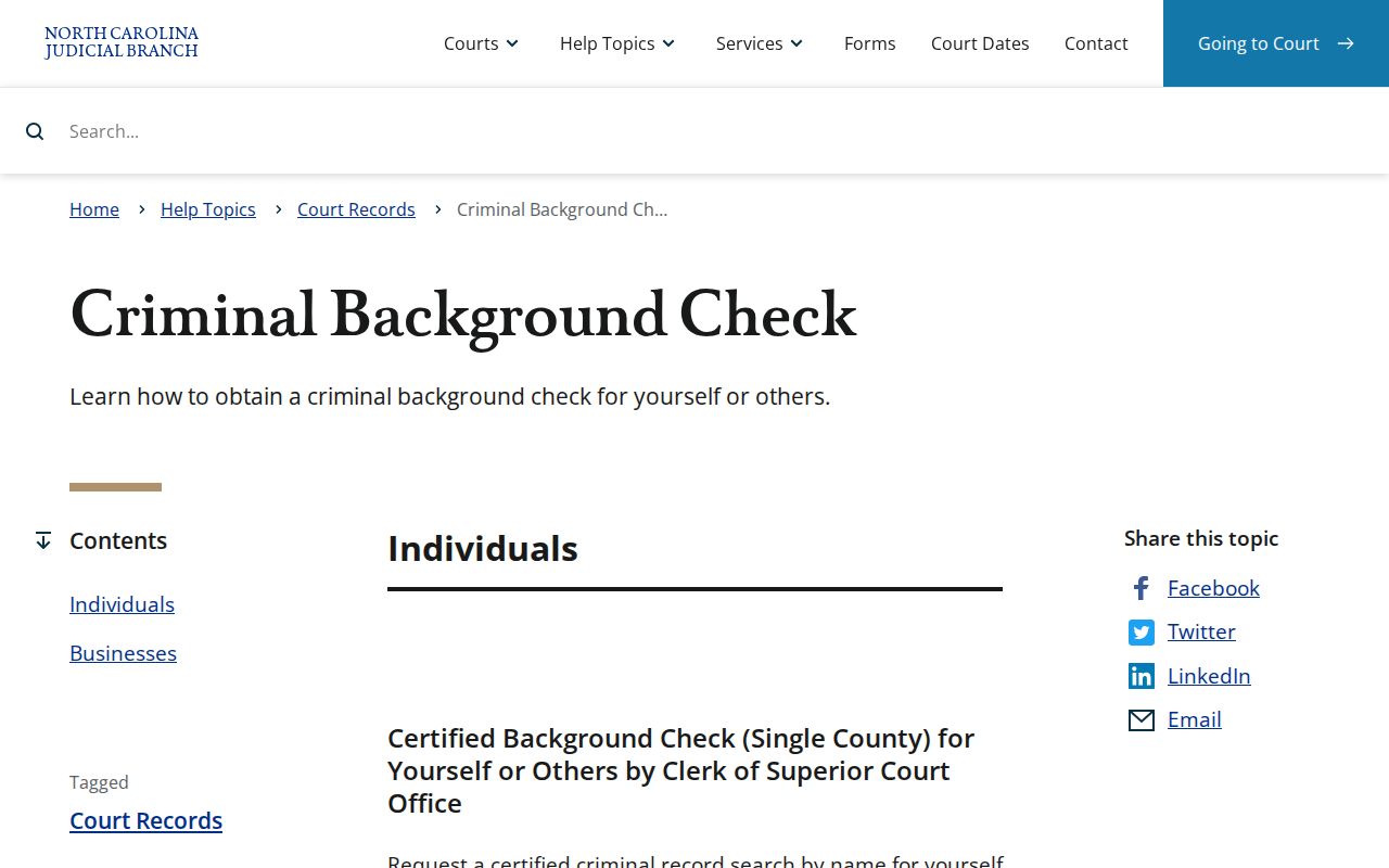 Hookerton criminal history and official court background check options