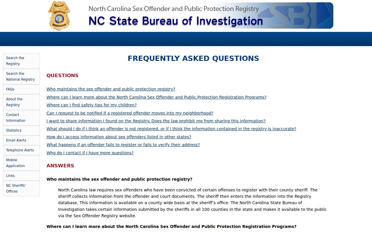 Greene County sex offender check accuracy and safe-use warnings